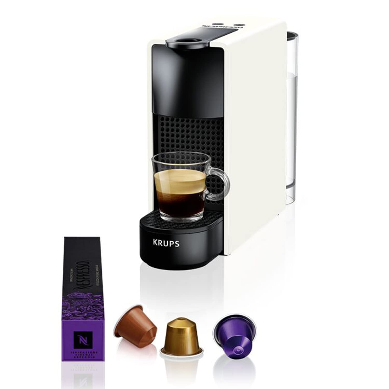 Savero Essenza Mini - Machine à Café Capsules, Blanche