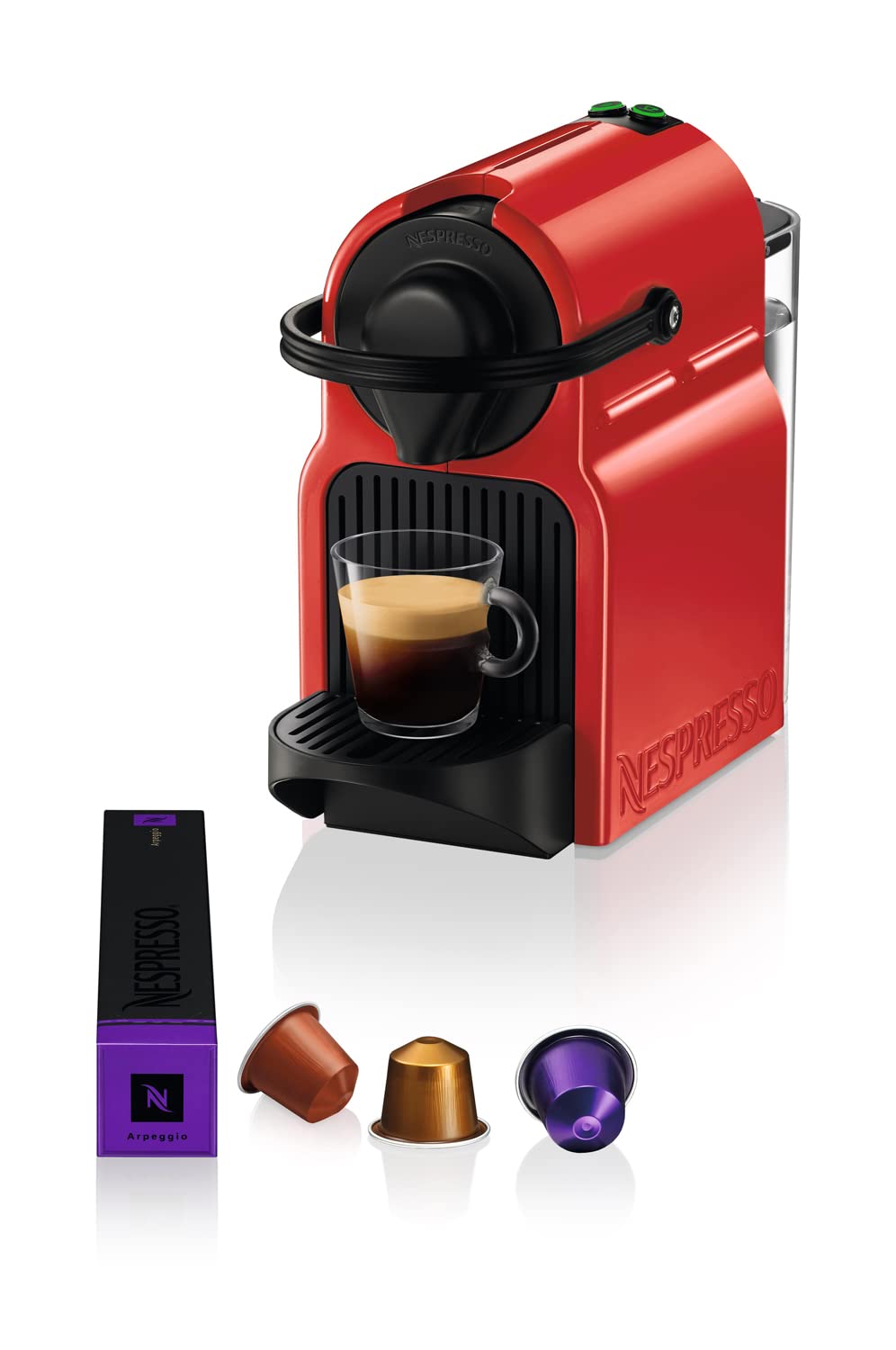 Savero Inissia - Machine à Café Compacte, Rouge Rubis